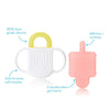 Fridababy Not-Too-Cold-to-Hold Teether BPA-Free Silicone Teether Toy for Babies