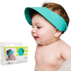 BBLUV Käp Silicone Shampoo Repellent Cap – Aqua | Adjustable, Soft & Waterproof Bath Visor for Babies & Toddlers | No More Tears, Protects Eyes & Ears