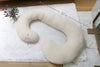 PharMeDoc CeeCee Pillow - Organic Cotton Pregnancy Pillows C-Shape Full Body Pillow and Maternity Support (Natural Cover)- Support for Back, Hips, Legs, Belly a Must Have for Pregnant Women