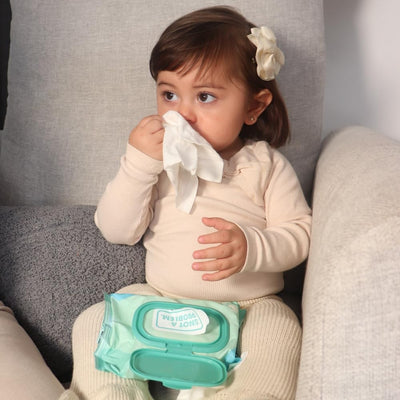 Frida Baby Breathefrida Baby Vapor Wipes for Nose, Chest, Feet: Alcohol Free, Made with Aloe, Vitamin E & Chamomille, 30 Count