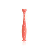 Frida Baby Training Toothbrush | Toddler Toothbrush for 18-24 Months, Easy-Grip Handle, Triple Angle Bristles, Soft Toothbrush Bristles, Stay-Put Suction Cup | Pink