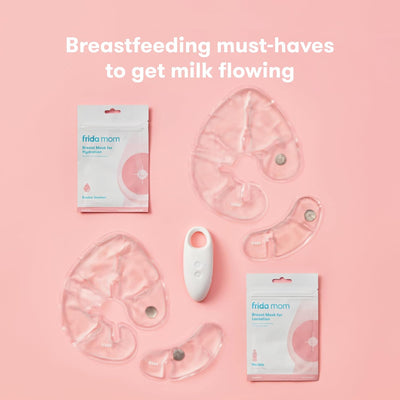 Frida Mom Sore Nipple Set - Includes Cracked Nipple Saline Spray, No-Mess Cream | 2 Piece Set