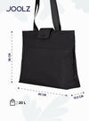 Eco-Friendly Changing Bag | Spacious Baby Diaper Bag with Insulated Bottle Pocket | Laptop Compartment | Foldable Changing Mat | Water-Repellent | 20L Capacity | 36 x 13.5 x 45 cm - Black