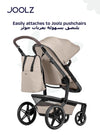 Stylish Diaper Backpack | Spacious Baby Bag with Portable Changing Pad | Insulated Bottle Compartment | Laptop Pocket | Eco-Friendly | Compatible with Hub/Day/Geo | Sandy Taupe | 43.5 x 32.5 x 13.5 cm - Sandy Taupe