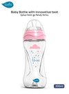 Anti-Colic Baby Bottle - Materno Feel | Ultra-Soft Teat | Ergonomic Design | BPA-Free | Prevents Colic & Ear Infections | 330ml | Easy to Clean | pink
