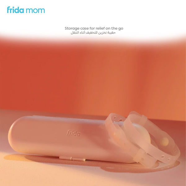 Frida Mom Nausea Bands for Morning Sickness Relief, 24/7 Support Through Pressure Point Therapy, Includes 2 Bands and Storage Case