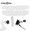 Universal VACUUM Handlebar Base Flex | Magnetic Smartphone Mount for Bicycles, Scooters & Strollers | 360° Rotatable | One-Handed Attachment | Fits 40 mm Bar Tubes | 6 × 4 × 3 cm