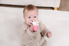 Mombella Ollie Octopus Teether Toy for Babies 5+ Months – Original Design, BPA-Free, Soft Silicone, Perfect for Teething Relief & Sensory Play - Pink