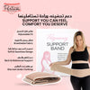 Pregnancy Support Band | Comfortable Belly & Back Support | Adjustable | Breathable Cotton | Antibacterial Fabric | One Size Fits Most (6/8 to 18/20)