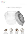 4-Compartment Powdered Milk Dispenser | Baby Formula Storage Box | Airtight Rotating Lid | Travel-Friendly | Holds 32 Scoops | BPA-Free | Hygienic & Safe