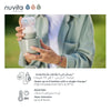 Warm'n'Go Portable Bottle Warmer | Universal & Compact | Rapid Heating in 4 Minutes | Maintains Temperature for 8 Hours | 4 Temperature Settings | Rechargeable | USB Cable Included | Compatible with Leading Brands