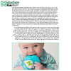 Munch Mitt Teething Mitt | Soft Silicone Baby Teething Glove | Adjustable Strap | Machine Washable | 3M+ | Product Dimensions: L 8 x B 2 x H 10.5 cm - MM04A