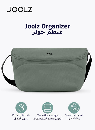 Compact Baby Stroller Organiser Easy to Attach Extra Storage for Diapers, Bottles, Toys Secure Zipper Closure Compatible with
