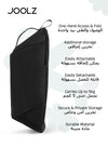 Aer² Basket Bag | One-Hand Access & Easy Fold | Extra Storage | Secure & Durable Material | Compatible with Joolz Aer2 Buggy | 46x14x34 cm - black