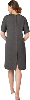 Frida Mom Delivery and Nursing Gown - Easy-Snap, Tagless, Skin-to-Skin Access and Full Coverage in The Back