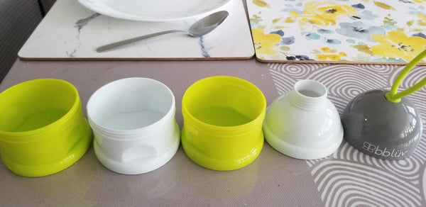 bblüv - Döse - Formula & Food Multipurpose Stackable Container - Lime