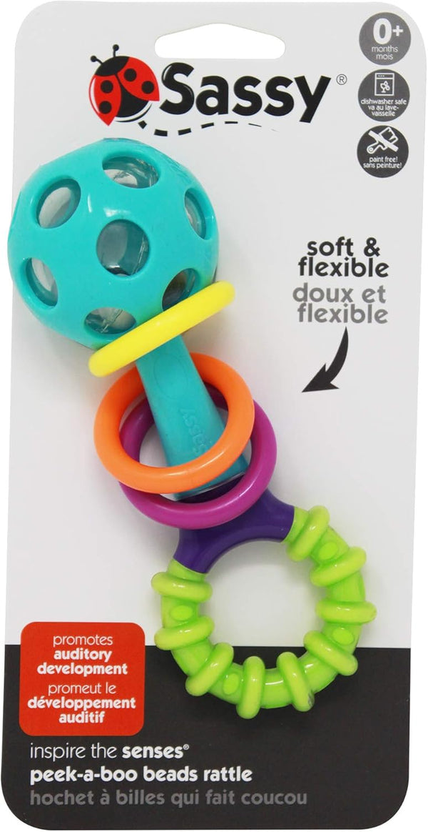 Sassy Peek-A-Boo Beads Rattle