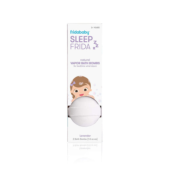 Frida Baby Natural Sleep Bath Bombs, Lavender Essential Oil Bath Bombs for Bedtime, Relaxing & Calming Shower Bombs with Aromatherapy Oil for Better Sleep