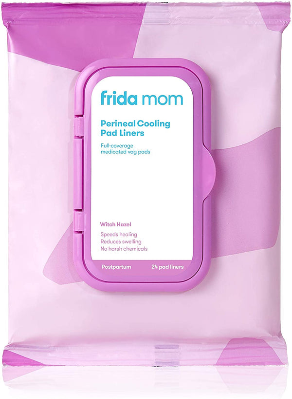 Frida Mom Witch Hazel Pad Liners - Front-to-Back Cooling Relief - No Harsh Chemicals, Dyes, or Fragrances