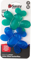 Sassy Water-Filled Butterflies Teether - Assorted