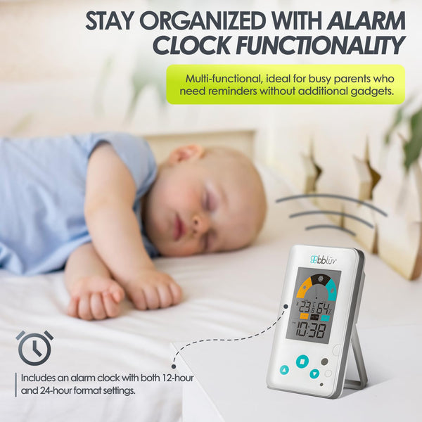BBLUV Igrö - 2-in-1 Digital Thermometer/Hygrometer for baby’s room