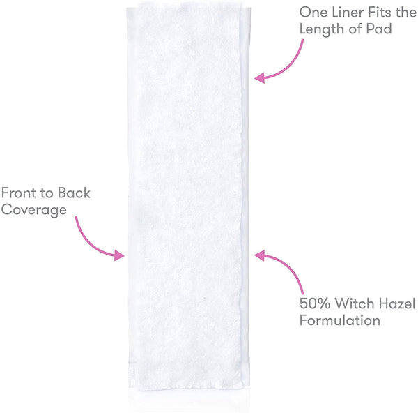 Frida Mom Witch Hazel Pad Liners - Front-to-Back Cooling Relief - No Harsh Chemicals, Dyes, or Fragrances
