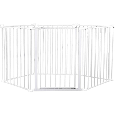 Regalo Super Wide Baby Gate & Play Yard – Adjustable 192-Inch Extra Wide Barrier, 2-in-1 Safety Gate & Playpen, Wall-Mounted & Freestanding, Easy Setup