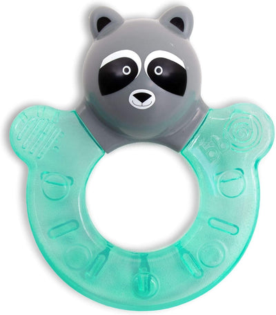 bblüv Gümi (Raccoon) Chillable Teething Toy – Soft, Textured, Easy-to-Hold Teether for Babies – Soothes Sore Gums, Provides Cooling Relief & Gentle Massage During Teething