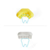 Frida Baby Training Toothbrush for Babies with Soft Silicone Bristles, Yellow