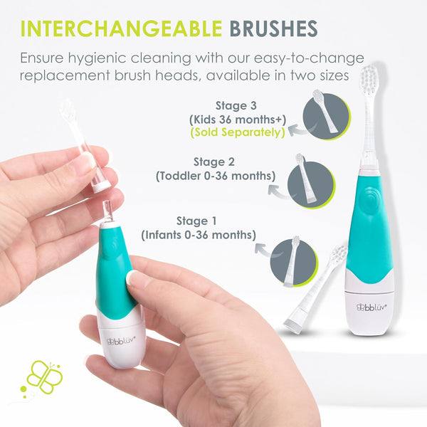 BBLUV Sönik - 2 Stage Sonic Toothbrush for Baby and Toddler