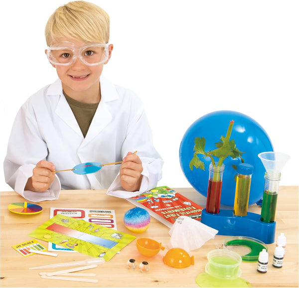 Horrible Science Frightful First Experiments Kit – Fun & Easy Science for Kids, Educational STEM Learning Set with Slime, Explosions & Colorful Reactions!