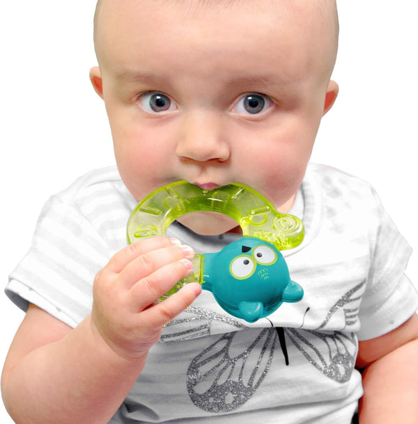 bblüv Gümi (Owl) Chillable Teething Toy – Soft, Textured, Easy-to-Hold Teether for Babies – Soothes Sore Gums, Provides Cooling Relief & Gentle Massage During Teething