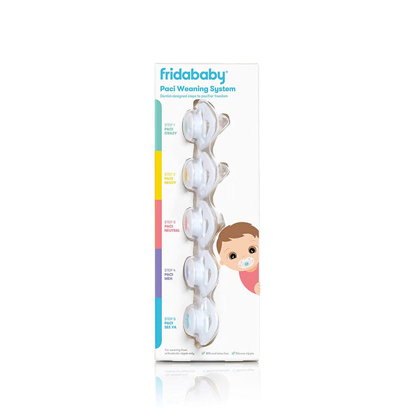 Frida Baby Silicone Paci Weaning System, BPA Free, Latex Free - For kiddos between 6-18 months.