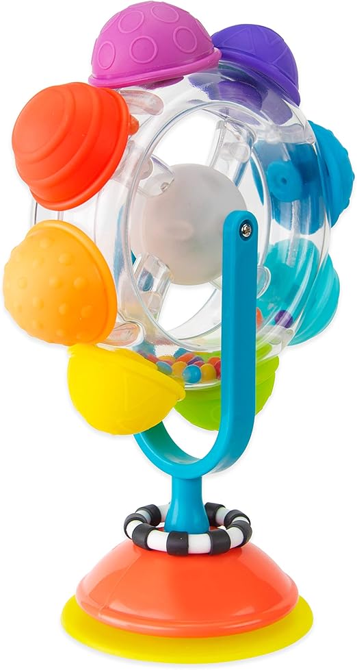 Sassy Light Up Rainbow Reel Tray Toy, 6M+