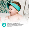 BBLUV Käp Silicone Shampoo Repellent Cap – Pink | Adjustable, Soft & Waterproof Bath Visor for Babies & Toddlers | No More Tears, Protects Eyes & Ears