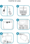 Nuvita Microwave Steam Sterilizer Bag | Quick & Easy Sterilization | For Baby Bottles, Breast Pumps, Spoons, Forks | Reusable 20x | 99.9% Germ Elimination | 20 x 6 x 20 cm