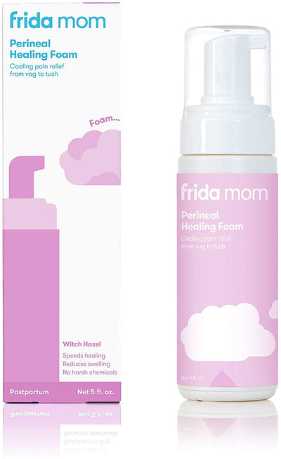 Fridababy Mom Perineal Healing Foam with Witch Hazel - Postpartum Pain Relief & Swelling Reduction - 5 Fl Oz