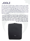 Travel Bag for Joolz Aer2 & Aer+ Stroller | Protects from Scratches & Impacts | Backpack Style | Adjustable for Buggy & Cot | Easy to Carry | Fits Joolz Aer2 | 50x35x20 cm - black