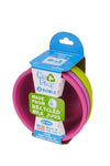 3 Pack Bowls - Purple | Bright Pink | Lime | 12oz | Microwave Safe | Stackable | Durable | Recycled HDPE | Dishwasher Safe | BPA/BPS Free | Perfect for Kids & Adults