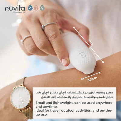 Bye Bite Insect Bite Healer | 3-Second Itch Relief | Heat Therapy for Swelling & Discomfort | Suitable for Sensitive Skin | Safe for Pregnancy & Children 24+ Months | Portable & Battery-Operated