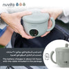 Pappa'n'Go Rechargeable Baby Food Warmer | Portable & Waterproof | 4 Temperature Settings | Keeps Food Warm for 5 Hours | Stainless Steel Interior | Non-Slip Base | 470 ml Capacity
