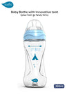 Anti-Colic Baby Bottle - Materno Feel | Ultra-Soft Teat | Ergonomic Design | BPA-Free | Prevents Colic & Ear Infections | 330ml | Easy to Clean | multicolour