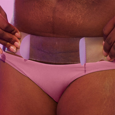 Frida Mom C-Section Recovery Kit for Labor, Delivery, & Postpartum - Includes Socks, Peri Bottle, Disposable Underwear, Abdominal Support Binder, Shower Wipes, Silicone Scar Patches, Toiletry Bag