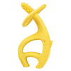 Mombella Dancing Elephant Teether Toy for Babies 4+ Months – BPA-Free, Soft Silicone, Safe and Fun Design for Teething Relief, Easy to Hold - Yellow