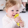 Mombella Dancing Elephant Teether Toy for Babies 4+ Months – BPA-Free, Soft Silicone, Safe and Fun Design for Teething Relief, Easy to Hold - Yellow