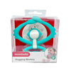 Mombella Hugging Monkey Teether Toy for Babies 5+ Months – BPA-Free, Soft Silicone, Safe & Fun Design for Teething Relief, Easy-Grip, Ideal Gift - Aqua Green