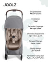 Raincover for Joolz Aer2 & Aer+ Stroller | Wind & Waterproof Protection | Shield from Rain, Snow & Hail | Ventilated Design | Compact & Portable | Universal Fit | 50x30x10 cm