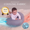 Pharmedoc Nursing Pillow and Positioner, Breastfeeding and Bottlefeeding Pillow, Removable and Washable Cover, Soft and Breathable Fabric, Baby Shower Gifts - Grey Cooling Cover