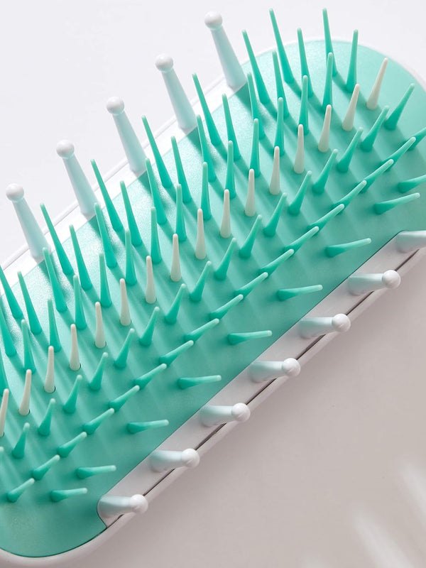 Frida Baby Thick or Curly Hair Detangler Brush for Kids, Toddler Hairbrush Detangles Knots Without Tears or Breakage, Comb Teeth and Bristle Design