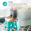 BBLUV Stëp Foldable Step Stool for Kids – BLue | Sturdy & Safe Design for Potty Training, Hand Washing & More | Lightweight, Compact & Easy to Store